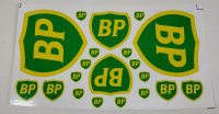 DECAL AUFKLEBERBOGEN "BP", 21,5 x11,5 CM,...