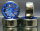 DRIFT KOMPLETT REIFEN (4 STK.) F&Uuml;R 1:10 ONROAD CHROM BLAU 6mm OFFSET # RC40701
