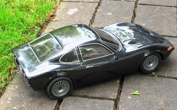 OPEL GT - KAROSSERIE-BAUSATZ 1:10 FÜR M-CHASSIS INKL. DECALS/MASKEN # 11140