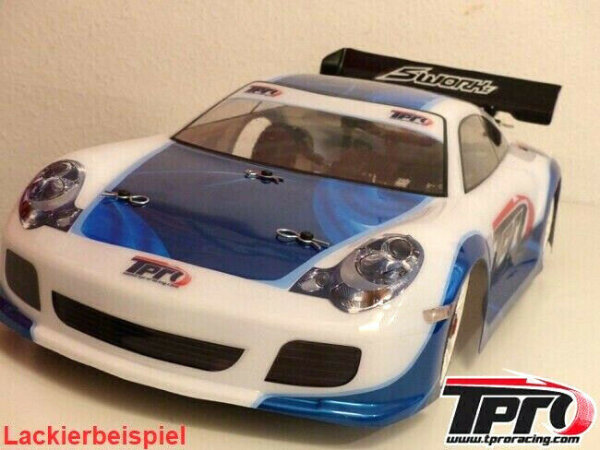 TPRO GT 3000 LIGHT 1/8 GT LEXAN KAROSSERIE INKL DECALS u. SPOILER # TP104003L