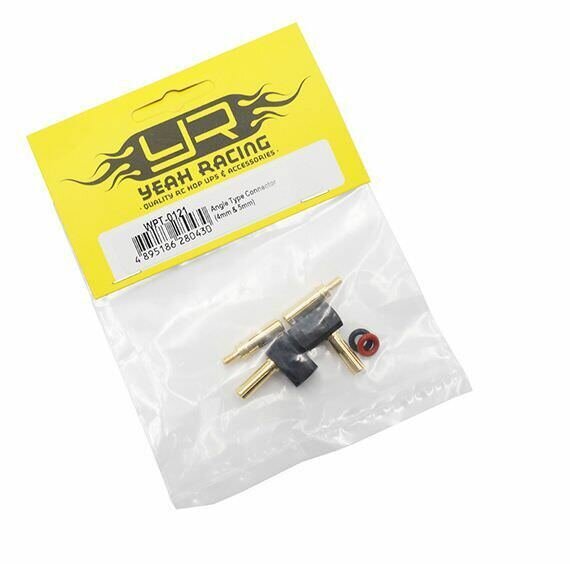 Yeah Racing 5 Estremit&agrave; Filettate In Alluminio Nero 3mm (Filettatura Inversa) - Modellismo