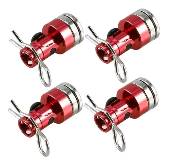 MAGNETISCHE KAROSSERIEHALTER SATZ IN ROT, FÜR 1:10...