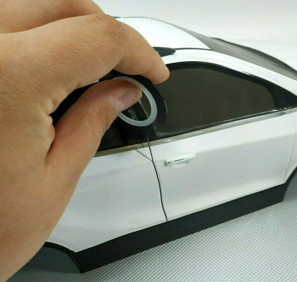 ZIERLINIEN LINIER BAND FINELINE TAPE KONTURENBAND SCHWARZ...
