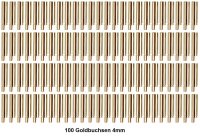 GOLDKONTAKTE GOLDSTECKER GOLDBUCHSEN 2mm 3,5mm 4mm 5mm...