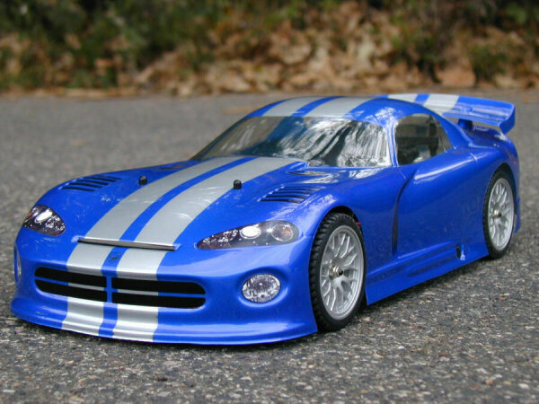 DODGE VIPER GTS KAROSSERIE 1:10 200MM UNLACKIERT INKL. DECALBOGEN # 10220