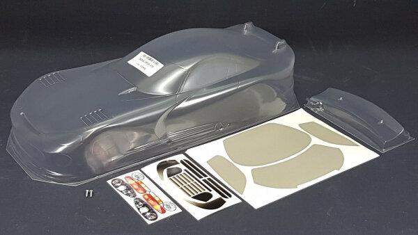DODGE VIPER GTS KAROSSERIE 1:10 200MM UNLACKIERT INKL. DECALBOGEN # 10220