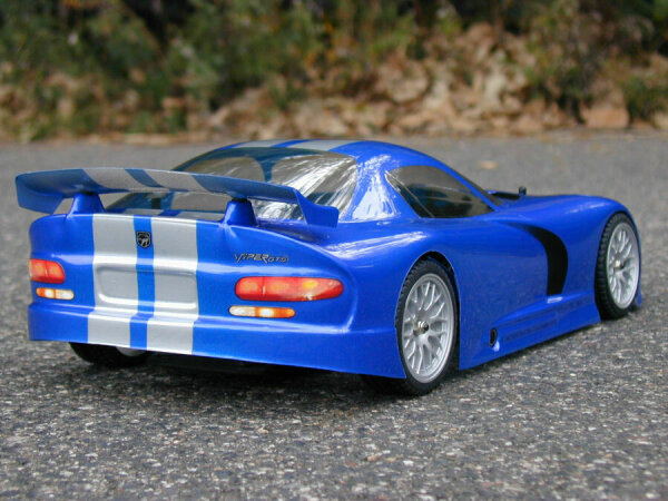 DODGE VIPER GTS KAROSSERIE 1:10 200MM UNLACKIERT INKL. DECALBOGEN # 10220