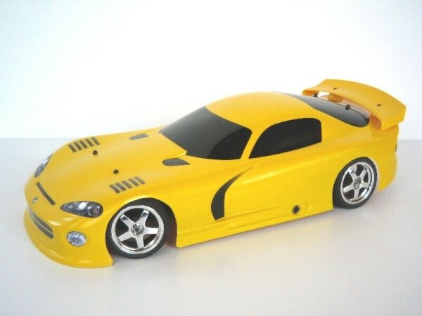 DODGE VIPER GTS KAROSSERIE 1:10 200MM UNLACKIERT INKL. DECALBOGEN # 10220