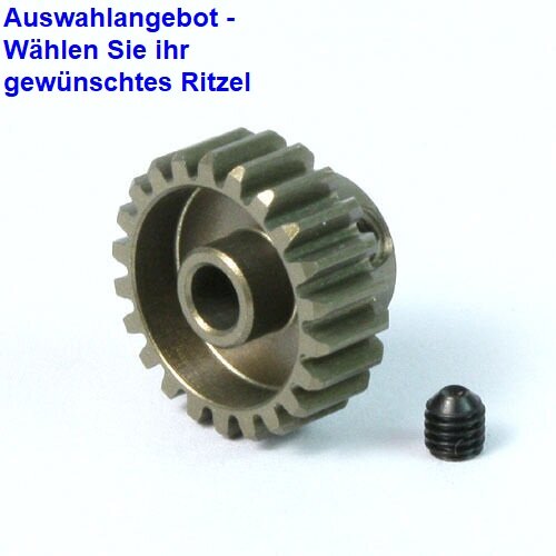 GEHÄRTETE 7075 ALUMINIUM ALU RITZEL MOTORRITZEL 48DP...