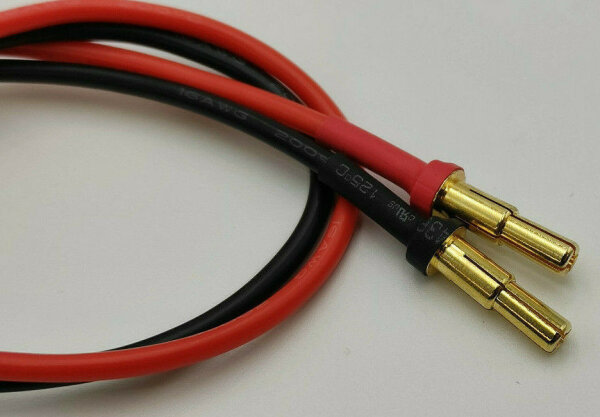 Original Lipo Ladekabel Mit EC2 Stecker Auf 4mm Bananenstecker – 18AWG, 20 Cm, Von Mr.Stecker