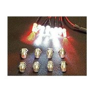 LED LIGHT-KIT BELEUCHTUNGSSATZ MIT 8 LED &amp; HALTERUNG F&Uuml;R RC-CARS # LED-8