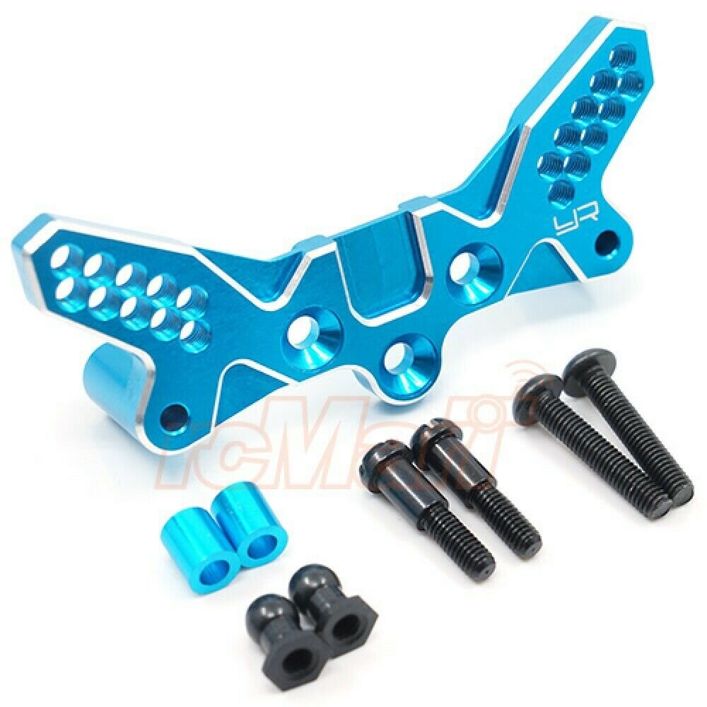 Couvre Différentiel Aluminium Yeah Racing + Support Amortisseur Carbone – Pour Tamiya TT-02