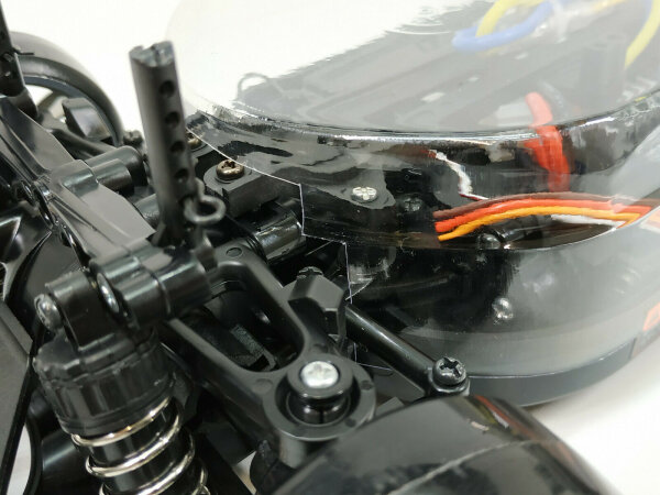 REGENWANNE REGENHAUBE FÜR TAMIYA TT-01 & TT01E...