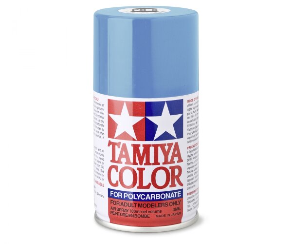 TAMIYA PS - SPRÜHFARBE FÜR RC CAR KAROSSERIEN 100ml - FARBE WÄHLBAR - PS-3 Hellblau
