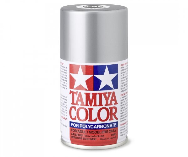 TAMIYA PS - SPRÜHFARBE FÜR RC CAR KAROSSERIEN 100ml - FARBE WÄHLBAR - PS-12 Silber
