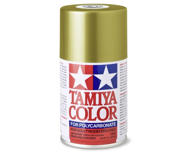 TAMIYA PS - SPRÜHFARBE FÜR RC CAR KAROSSERIEN 100ml - FARBE WÄHLBAR - PS-13 Gold