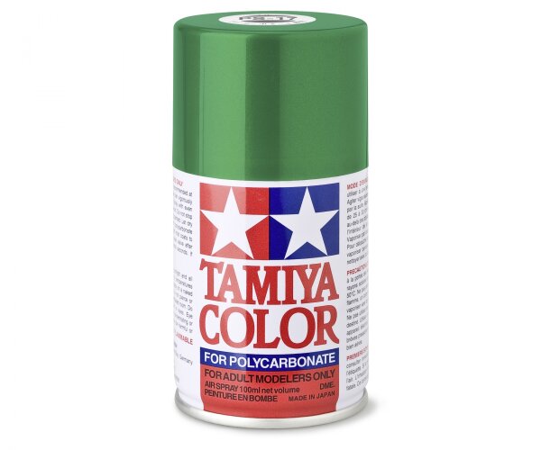TAMIYA PS - SPRÜHFARBE FÜR RC CAR KAROSSERIEN 100ml - FARBE WÄHLBAR - PS-17 Grün Metallic