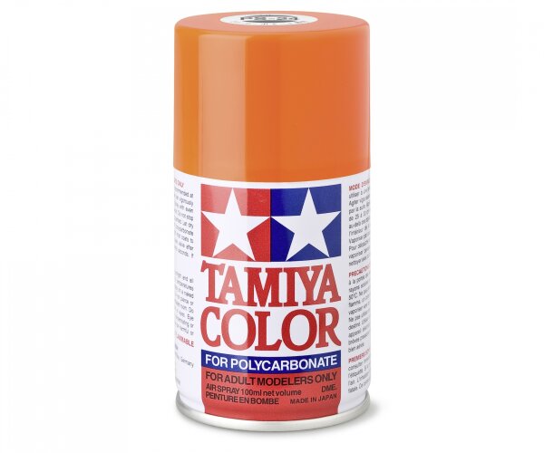 TAMIYA PS - SPRÜHFARBE FÜR RC CAR KAROSSERIEN 100ml - FARBE WÄHLBAR - PS-24 Neon Orange