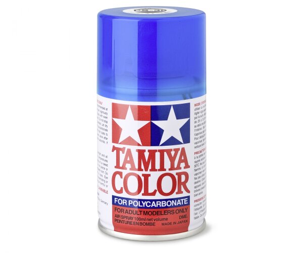 TAMIYA PS - SPRÜHFARBE FÜR RC CAR KAROSSERIEN 100ml - FARBE WÄHLBAR - PS-39 Transluscent Hellblau
