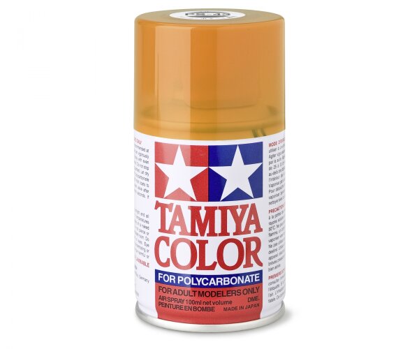 TAMIYA PS - SPRÜHFARBE FÜR LEXAN RC CAR KAROSSERIEN 100ml - FARBE WÄHLBAR - PS-43 Transluscent Orange
