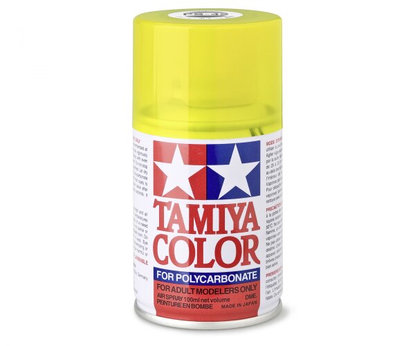 TAMIYA PS - SPRÜHFARBE FÜR RC CAR KAROSSERIEN 100ml - FARBE WÄHLBAR - PS-42 Transluscent Gelb