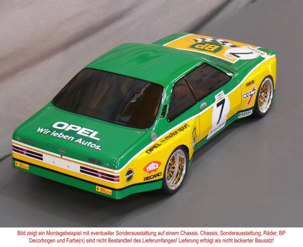 OPEL COMMODORE B/GSE YOUNGTIMER KAROSSERIE 1:10 UNLACKIERT INKL. DECALBOGEN #10410