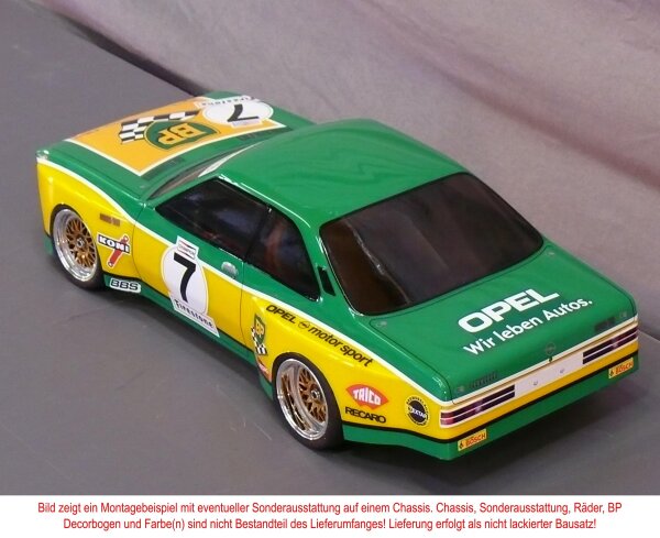 OPEL COMMODORE B/GSE YOUNGTIMER KAROSSERIE 1:10 UNLACKIERT INKL. DECALBOGEN #10410