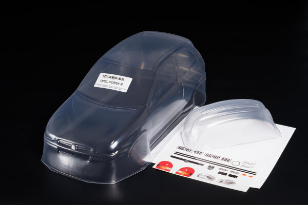OPEL CORSA B KAROSSERIE-BAUSATZ 1:10 FÜR M-CHASSIS INKL. DECALS # 11130