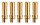 GOLDKONTAKTE GOLDSTECKER GOLDBUCHSEN 2mm 3,5mm 4mm 5mm 5,5mm - WÄHLEN SIE AUS ! 5mm Stecker (5 St.)
