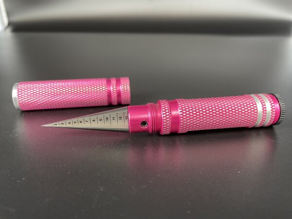 RC CAR KAROSSERIE BOHRER 0-14mm MIT SCHUTZKAPPE ROSA / PINK # DTT51047