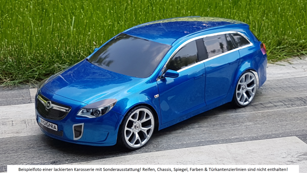 KAROSSERIE BAUSATZ OPEL INSIGNIA A SPORTS TOURER OPC 1:10 UNLACKIERT MIT DECALS