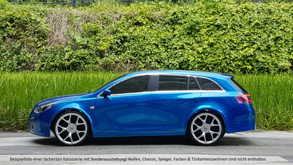 KAROSSERIE BAUSATZ OPEL INSIGNIA A SPORTS TOURER OPC 1:10 UNLACKIERT MIT DECALS