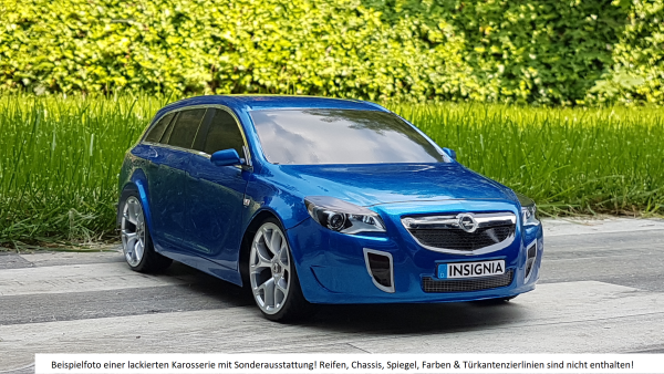 KAROSSERIE BAUSATZ OPEL INSIGNIA A SPORTS TOURER OPC 1:10 UNLACKIERT MIT DECALS
