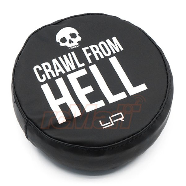 YEAH RACING REIFEN COVER F&Uuml;R CRAWLER SCALE TRUCK &quot;CRAWL FROM HELL&quot; # YA-0490