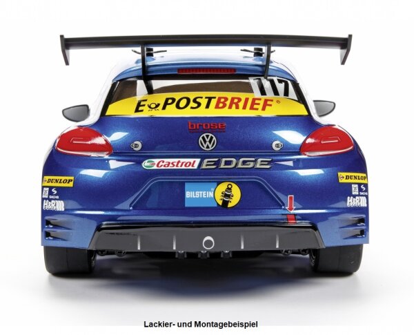 TAMIYA KAROSSERIE BAUSATZ "VW SCIROCCO GT 24h CNG" 1:10 INKL DECALS # 51473