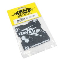 YEAH RACING CARBON STURZLEHRE QUICK CAMBER GAUGE 1/8 &amp; 1/10 RC CARS # YT-0176