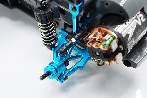 Attacco Sospensione Yeah Racing In Alluminio Blu Per Tamiya XV-01 – TAXV-010BU - Foto 3