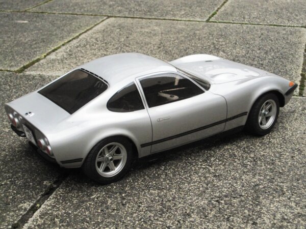 *** B-WARE *** OPEL GT - POLYCARBONAT KAROSSERIEBAUSATZ 1:10 FÜR M-CHASSIS # 11140B
