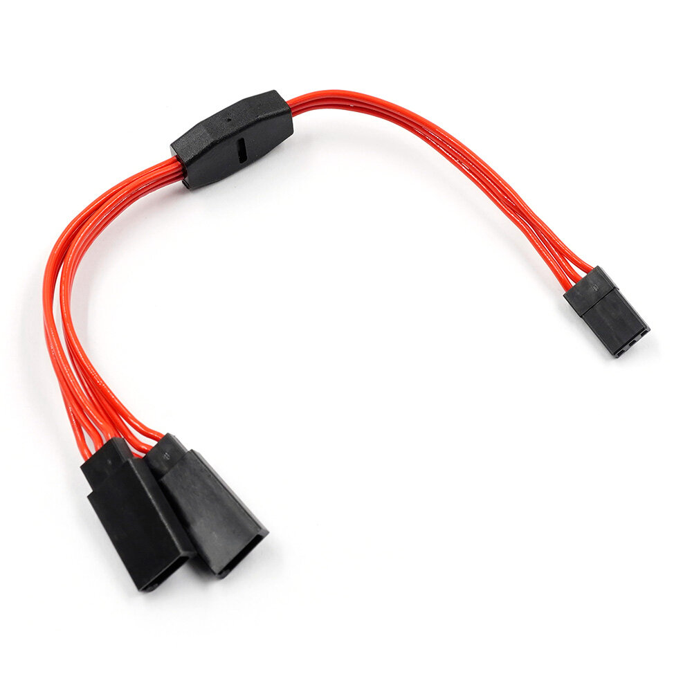 5er Set Servo Y-Kabelbaum Verlängerung 7 Cm – 20 AWG, Kompatibel Mit Futaba & JR, Für RC Auto, Flugzeug, Heli & Drohne