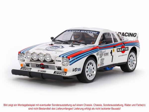 TAMIYA ABS KAROSSERIE SATZ LANCIA 037 MIT COCKPIT, DECAL...