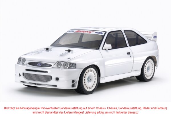 TAMIYA KAROSSERIE BAUSATZ 1:10 "FORD ESCORT STREET 1998", UNLACKIERT (KLAR)