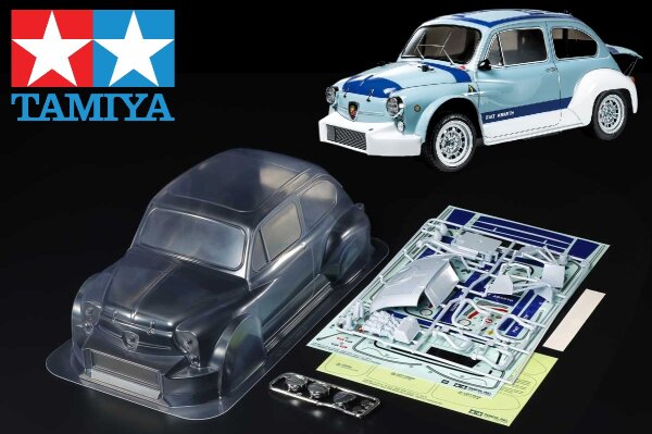 TAMIYA KAROSSERIE BAUSATZ "FIAT ABARTH 1000...