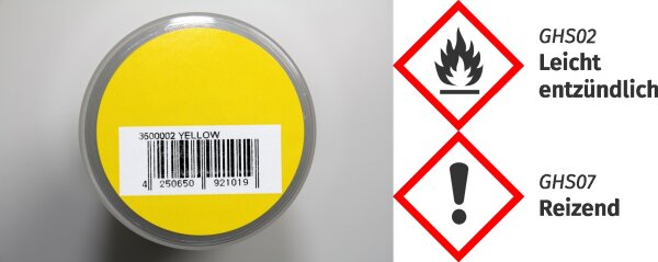 ABSIMA PAINTZ - SPRÜHFARBE FÜR RC CAR KAROSSERIEN 150ml SPRÜHDOSE 3500002 - Gelb
