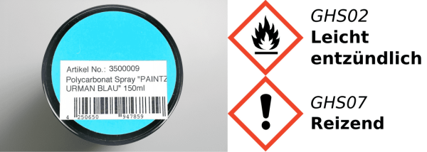 ABSIMA PAINTZ - SPRÜHFARBE FÜR RC CAR KAROSSERIEN 150ml SPRÜHDOSE 3500009 - Urman Blau