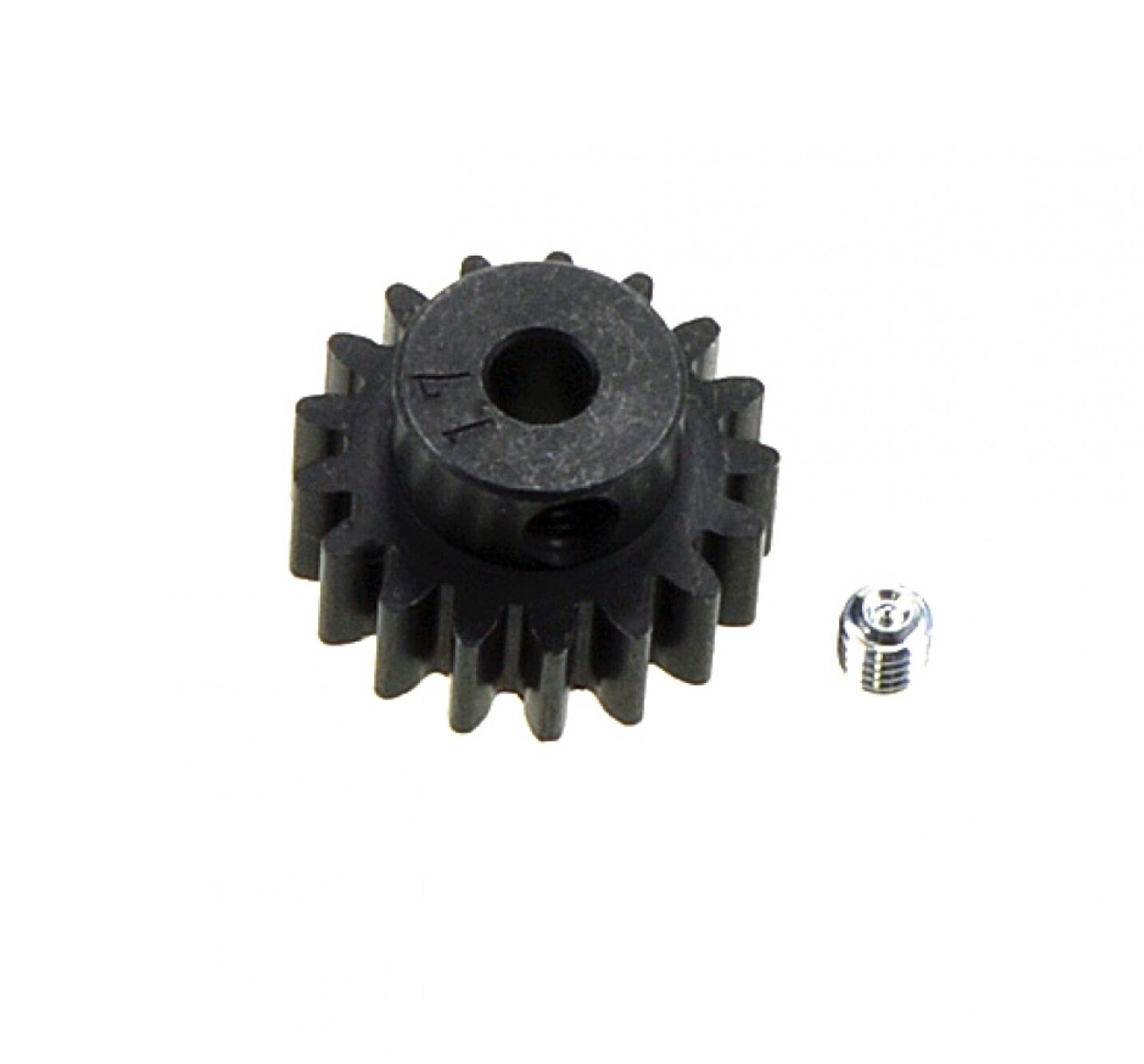 Mugen Stahl Motorritzel 13 Zähne Modul 1 – Für 1/8 RC-Modelle, Inkl. Madenschraube
