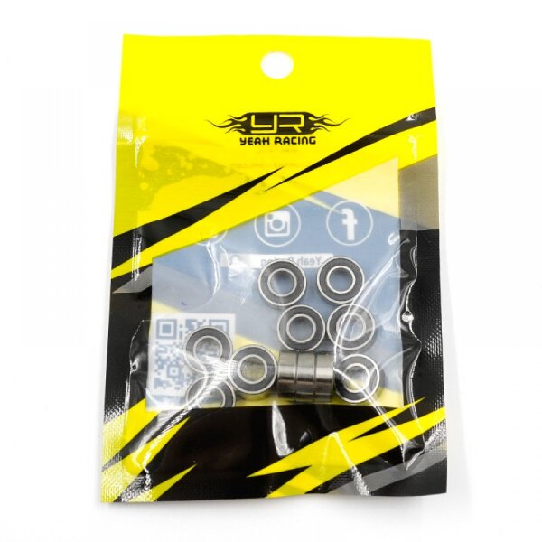 YEAH RACING KUGELLAGERSATZ FÜR TAMIYA THE FROG CHASSIS (12 LAGER) # YBS-0032