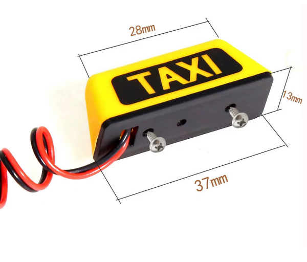 MaNMaNing LED-Taxi-Schild Mit USB – Beleuchtet, 5V, Saugnapf Für Windschutzscheibe, Taxi-Kennleuchte