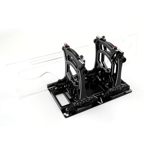 YEAH RACING ALUMINIUM RC CAR SETUP SYSTEM STÄNDER 1/10 TOURENWAGEN # YT-0242BK