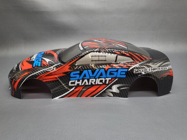 *** B-Ware *** R/C CAR KAROSSERIE 1:10 NISSAN SKYLINE R35 "SAVAGE" 190MM