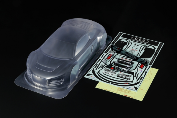 TAMIYA R/C KAROSSERIE 1:10 AUDI R8 LMS UNLACKIERT (BULK) # 300051754-B